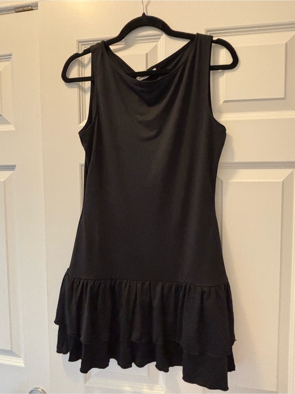 Peppermayo Rhiannon Frill Mini Dress - Black - Picture 2 of 4
